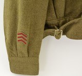 WW2 Canadian Uniform Jacket with canvass Patches 1945 Dated - 3 of 11