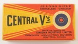 CIL Central V's 22 LR 1937 Second Variation Box - 1 of 7