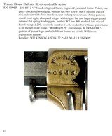 Tranter House Defence Model Revolver by Wilkinson (Published) - 14 of 15