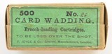 Antique F.Joyce & Co Card Wadding 28 Gauge - 1 of 4