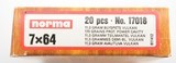 Norma 7x64mm ammunition 20 Rnds - 3 of 7