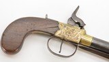 British Percussion Pistol with Spring Loaded Bayonet by Southall - 2 of 15