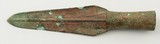 Chinese Han Dynasty Bronze Spearpoint - 2 of 4