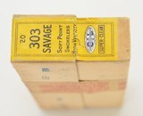 Canadian Industries Sealed Reference Box of 303 Savage Cartridges - 4 of 6