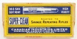 Canadian Industries Sealed Reference Box of 303 Savage Cartridges - 1 of 6