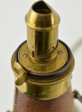 American Flask and Cap Co. Leather covered Flask - 10 of 11