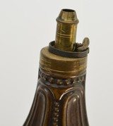 Antique Powder Flask with Panel Design - 3 of 7