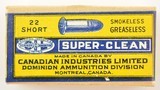 Early 1930's CIL Super-Clean Greaseless 22 Short Ammo - 1 of 6