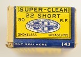 Early 1930's CIL Super-Clean Greaseless 22 Short Ammo - 5 of 6