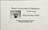 Reed's Ammunition 30-40 Krag Ammo 40 Rnds - 1 of 3