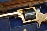 Cased Gold-Finished Tranter No. 2 Revolver - 3 of 15