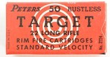 Peters Target Ammo Rustless 22 LR - 1 of 7