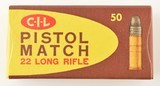 CIL 22LR Pistol Match Ammo - 1 of 7