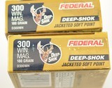 Federal Deep-Shok 300 Win Mag 180 Grain JSP Ammunition - 2 of 3
