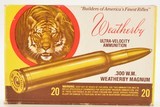 300 Weatherby Magnum Ammo Vintage Tiger Box 20 rnds - 1 of 5