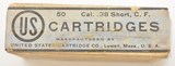 US Cartridge Co. 38 Short CF Colt Webley Callouts - 2 of 7