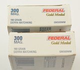 Federal Gold Medal 300 Mag 190 Gr. Sierra Matchking Ammunition - 2 of 3