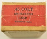 Winchester Ammo 45LC for Colt New Service Rare Box - 3 of 6