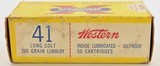 Western 41 Long Colt 200 Gr. Lubaloy Bullets Full Box Ammo - 3 of 5