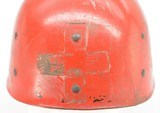 US Army WWII Helmet Liner used by a medic or nurse - 4 of 8
