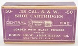 Robin Hood 38 S&W Shot Cartridges Sealed Box Excellent Ammo - 1 of 5