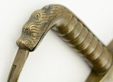 British Pioneer Sword with Lion Head Hilt (ca. 1830) - 4 of 16