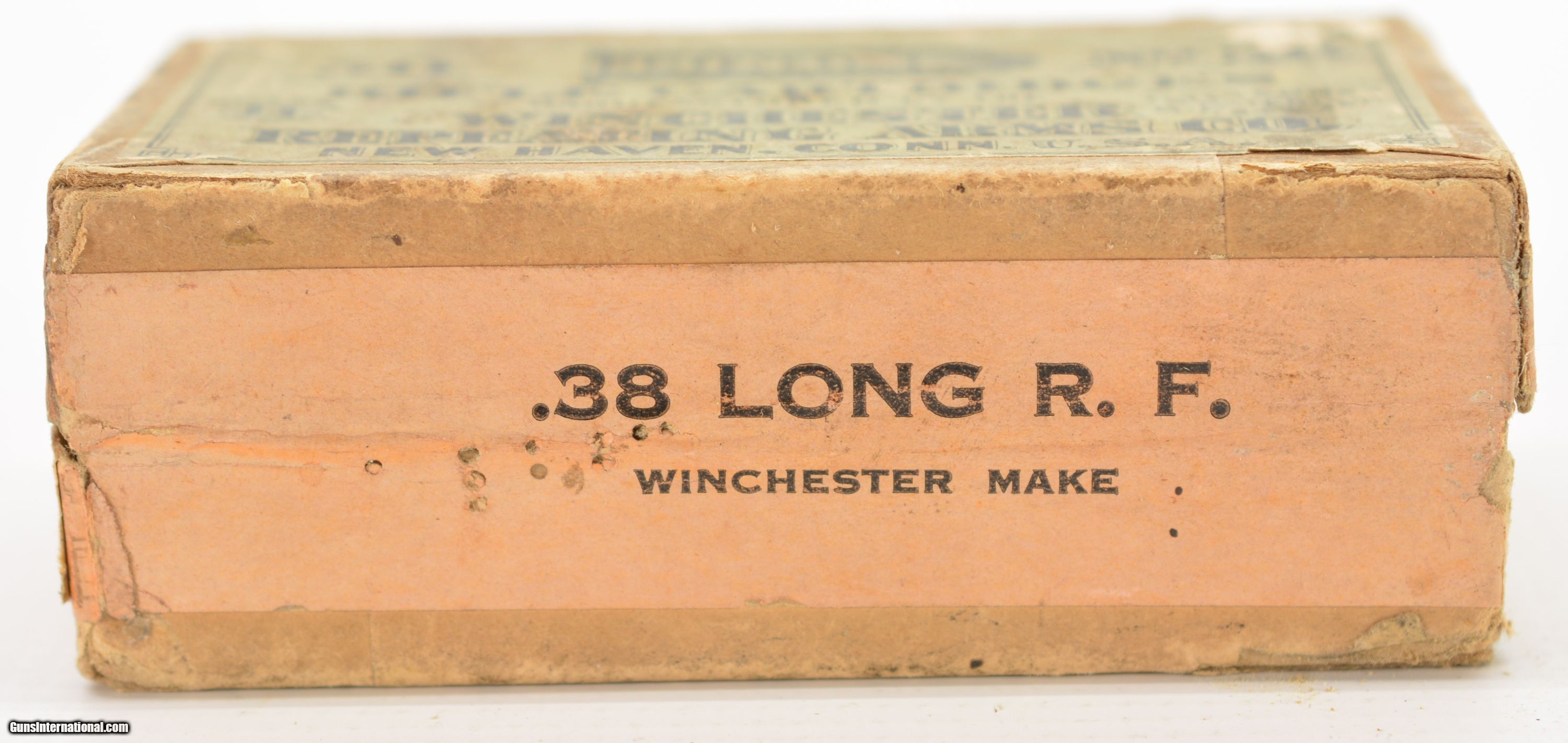 Winchester 38 Long Rim Fire Full Box Partial Seal Ammo