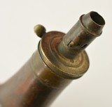 Antique Powder Flask with Water foul Riling # 713 - 2 of 9