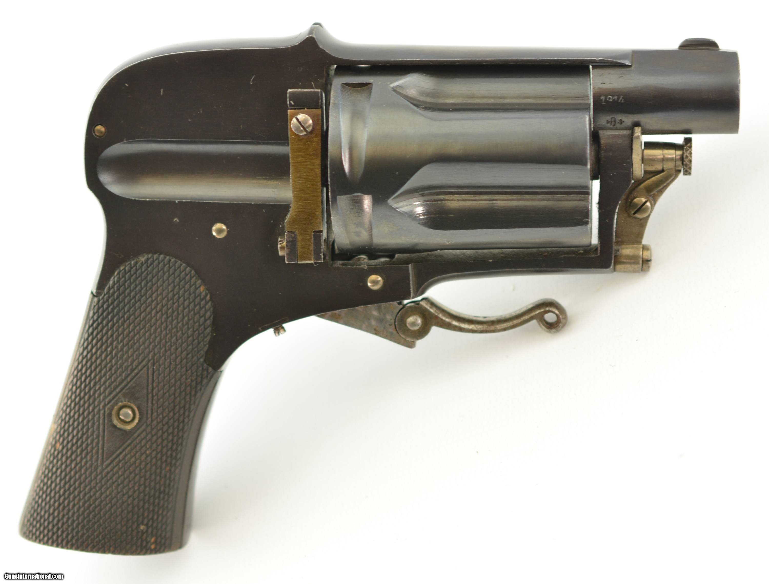 Belgian Scheintod Repeater Type Tear Gas Pistol