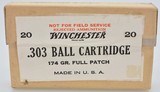 Winchester 303 Ball Ammunition Rejected Ammo Sealed - 1 of 4