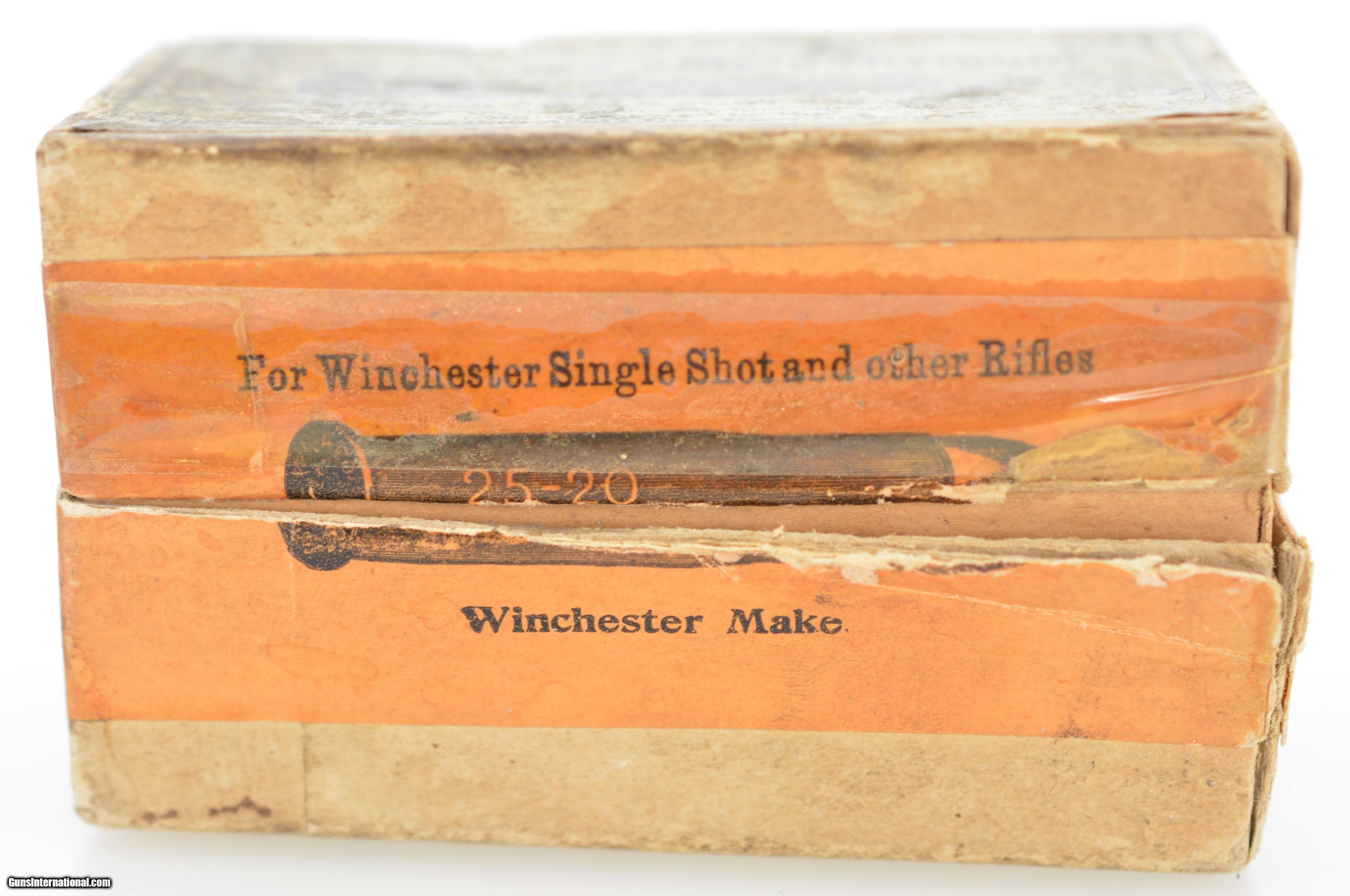 Winchester .25-20 Single Shot (Stevens) 20 Rds Box Ammo