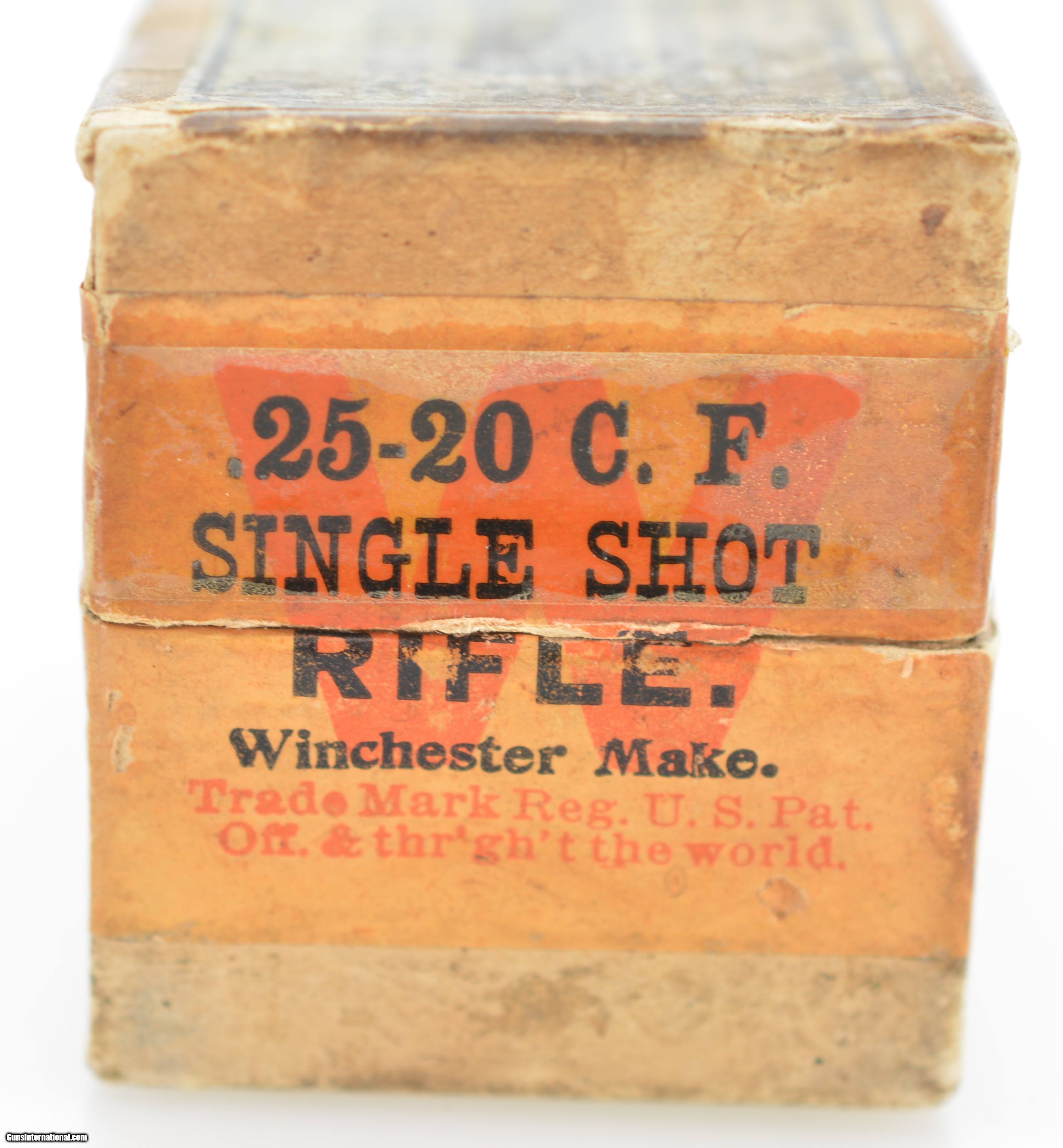 Winchester .25-20 Single Shot (Stevens) 20 Rds Box Ammo