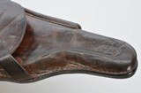 Early Leather Bulgarian Luger Pistol Holster - 2 of 6