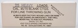 45-70 Line Throwing Blanks Heavy Load 24 Rounds Mfg 2011 - 1 of 3