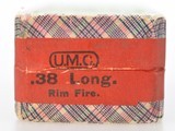 Sealed Box UMC 38 long Rim Fire Cartridges Ammo .38 RF - 3 of 6