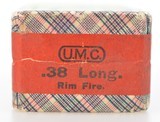 Sealed Box UMC 38 long Rim Fire Cartridges Ammo .38 RF - 5 of 6