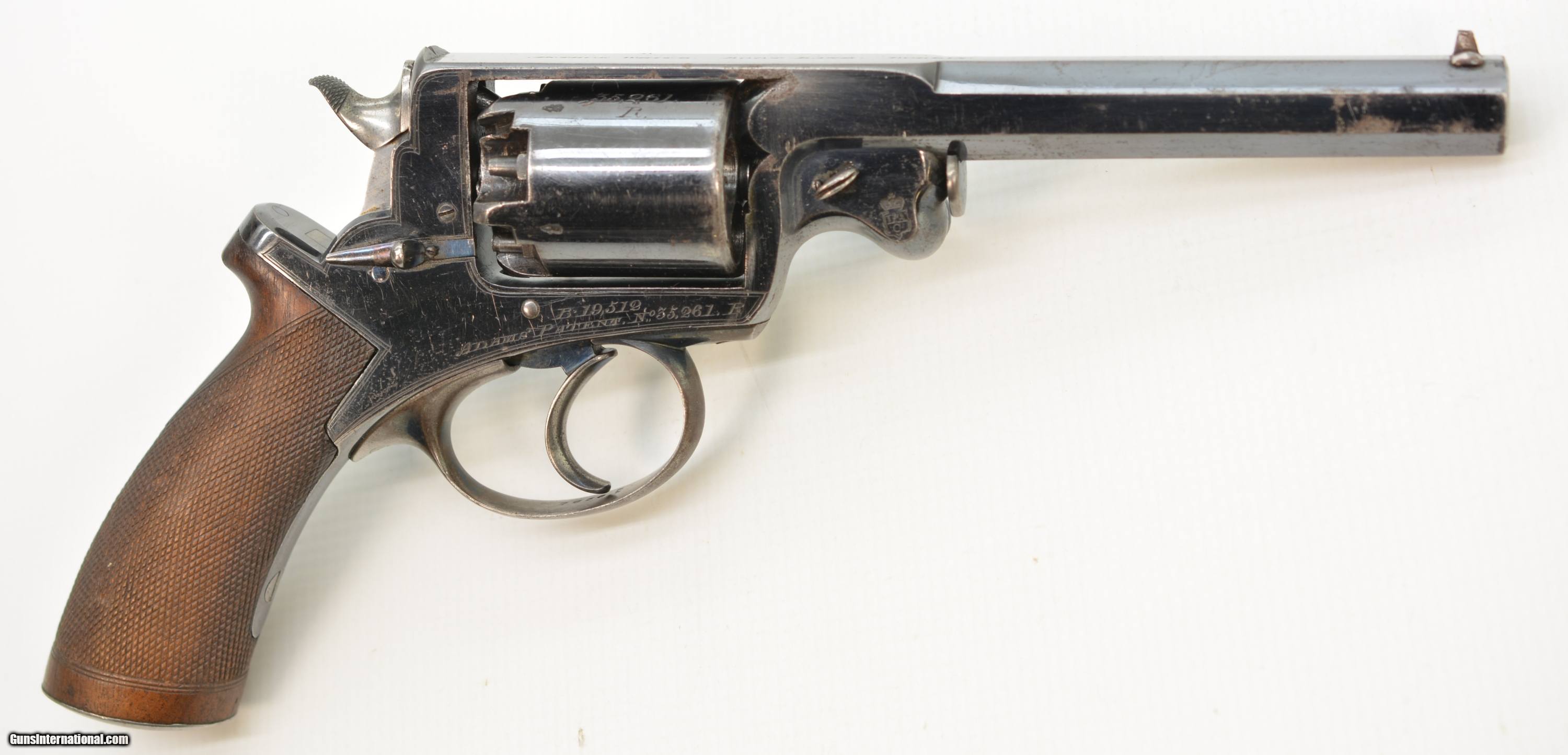 Beaumont Adams Percussion Revolver by Arthur White of Dublin