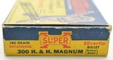 Western Bear Box 300 H & H Magnum 180 Gr Silvertip Ammo - 3 of 8