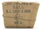 Canadian 577 Snider Packet 1895 Dated Ammo 10 Rds. - 1 of 5