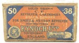 Colorful Kynoch .38 S&W Black Powder Full Box Ammo - 1 of 6