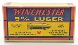 Winchester “1939" Style Transition “K" Code 9mm Box Ammo 115 Gr. - 6 of 7
