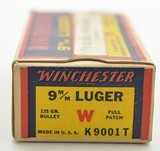 Winchester “1939" Style Transition “K" Code 9mm Box Ammo 115 Gr. - 5 of 7