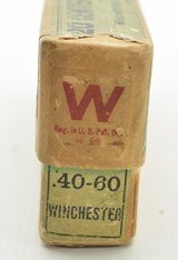 Seldom Seen Full Box Winchester 40-60 Ammunition - 5 of 8