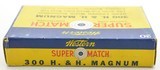 Scarce Full Box 300 H&H Magnum Super Match Ammo 180 GR FMJBT - 4 of 8