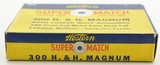 Scarce Full Box 300 H&H Magnum Super Match Ammo 180 GR FMJBT - 2 of 8
