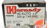 Hornady TAP 45 Auto +P Ammo 230GR JHP#90958 40 Rounds - 2 of 3