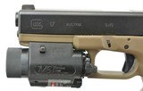 Gen 3 OD Frame Glock 17 Pistol 9mm M6 Tactical Laser Light 2 Mags - 3 of 11