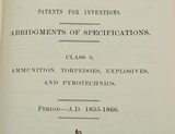 British Patents, Abridgements of Specifications, Class 9, Ammunition 7 - 3 of 13