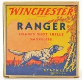 Full Box Winchester Ranger Pointing Dog Box 12 GA Ammo - 1 of 7