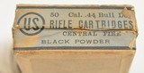 Rare Full Box 44 Bull Dog US Cartridge Lowell, Mass Ammo - 3 of 7